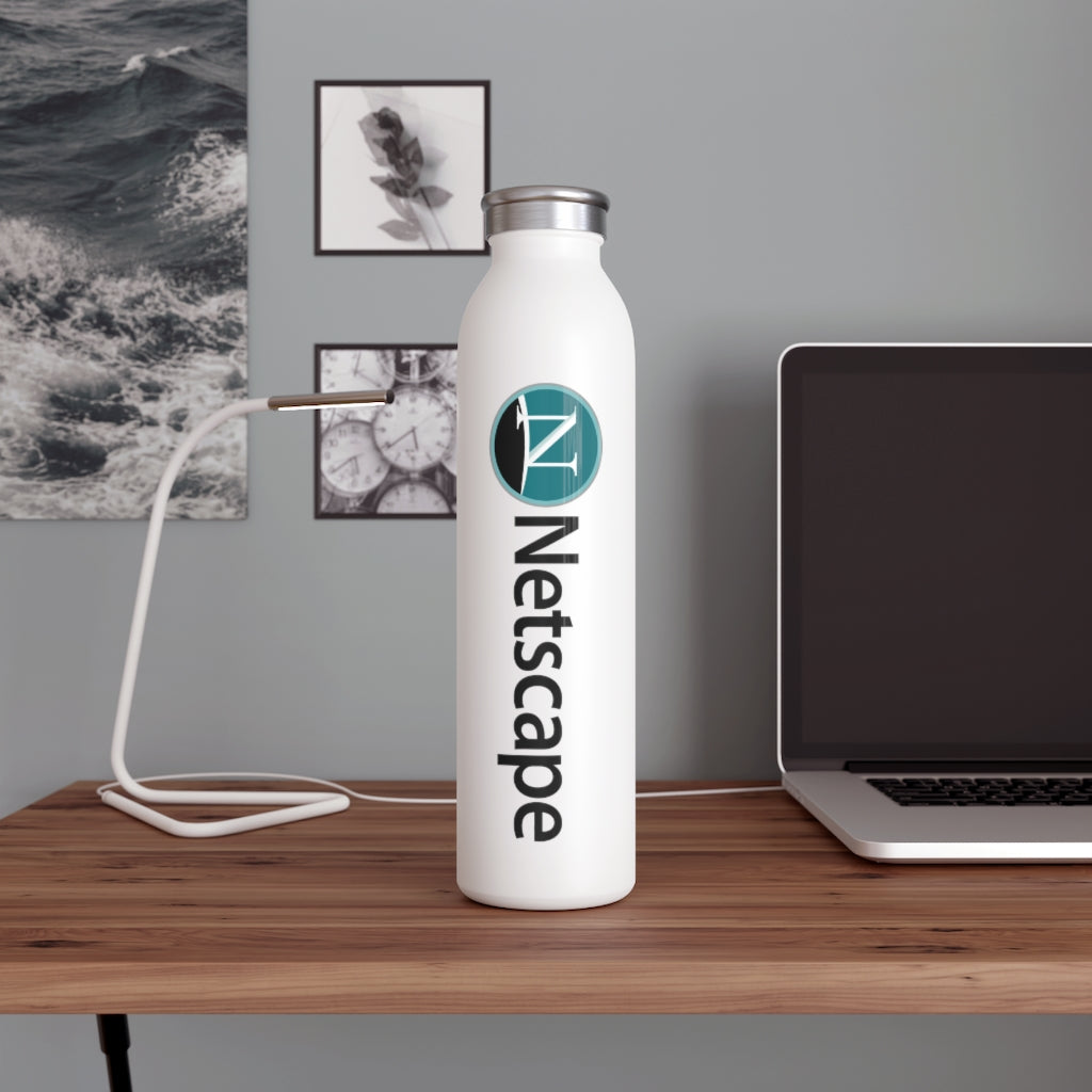Classic Browser Series - Netscape - Slim Water Bottle