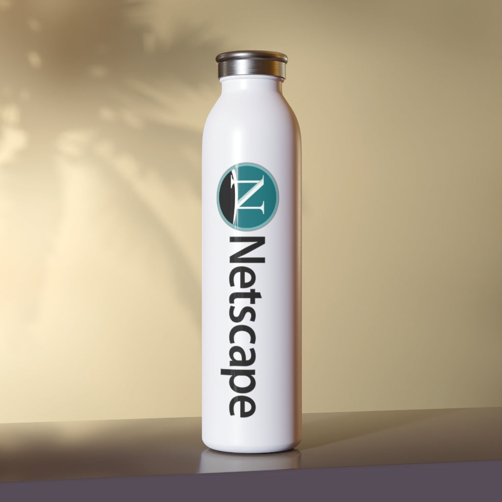 Classic Browser Series - Netscape - Slim Water Bottle