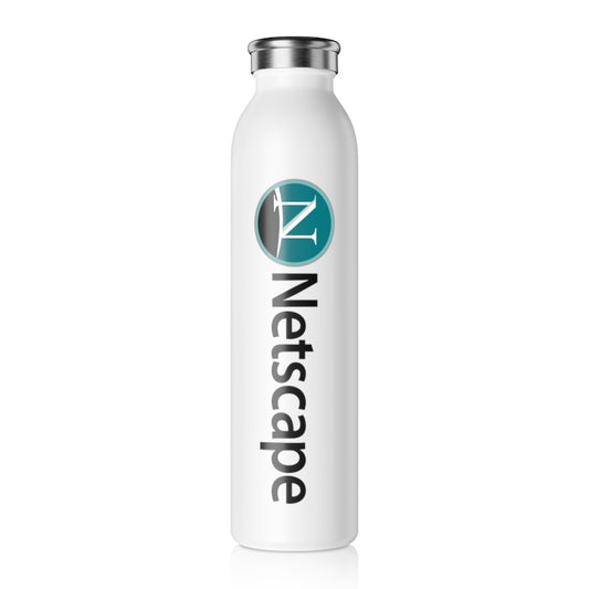 Classic Browser Series - Netscape - Slim Water Bottle