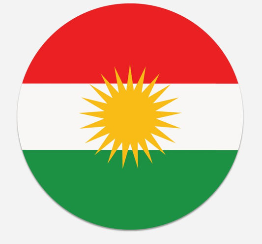 Kurdistan Flag Coaster